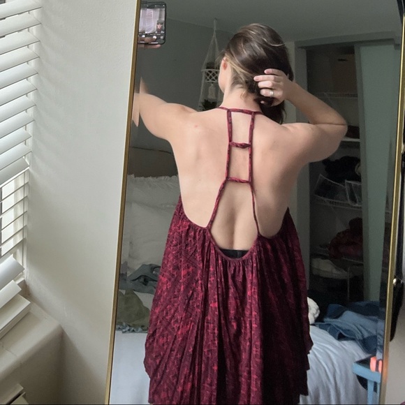 ✨FREE PEOPLE OPEN BACK BABYDOLL TOP size XS - Picture 3 of 3